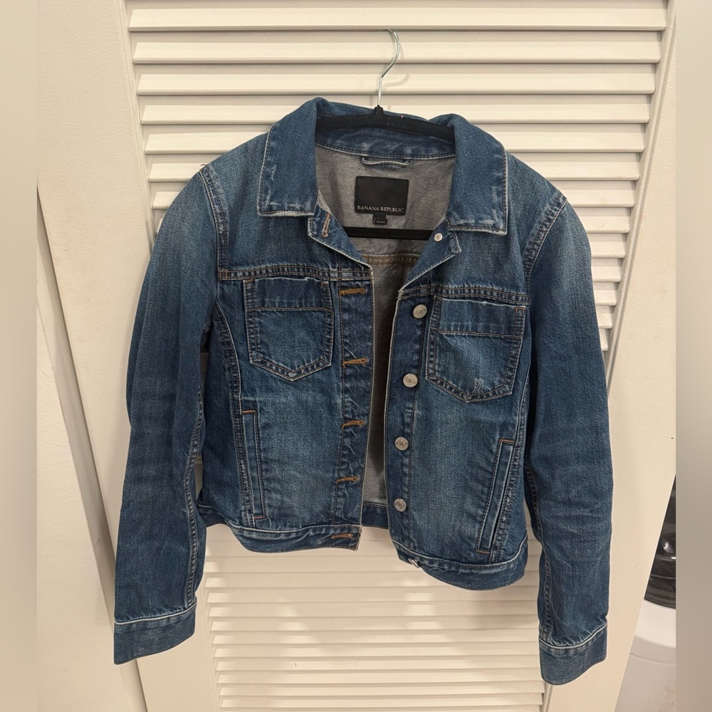 Banana Republic 100% Cotton Classic Jean Jacket Size XS